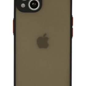 iPhone 14 Kılıf Montreal Silikon Kapak - Siyah-(5796)