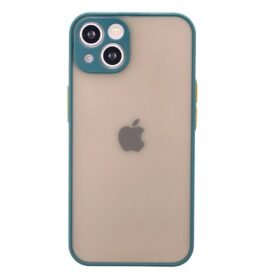 iPhone 14 Kılıf Montreal Silikon Kapak - Yeşil-(5796)