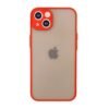 iPhone 14 Kılıf Montreal Silikon Kapak - Kırmızı-(5796)