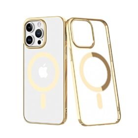 iPhone 14 Pro Kılıf Element Magneticsafe Sert Kapak - Gold-(5796)