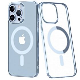 iPhone 14 Pro Max Kılıf Element Magneticsafe Sert Kapak - Sierra Blue-(5796)