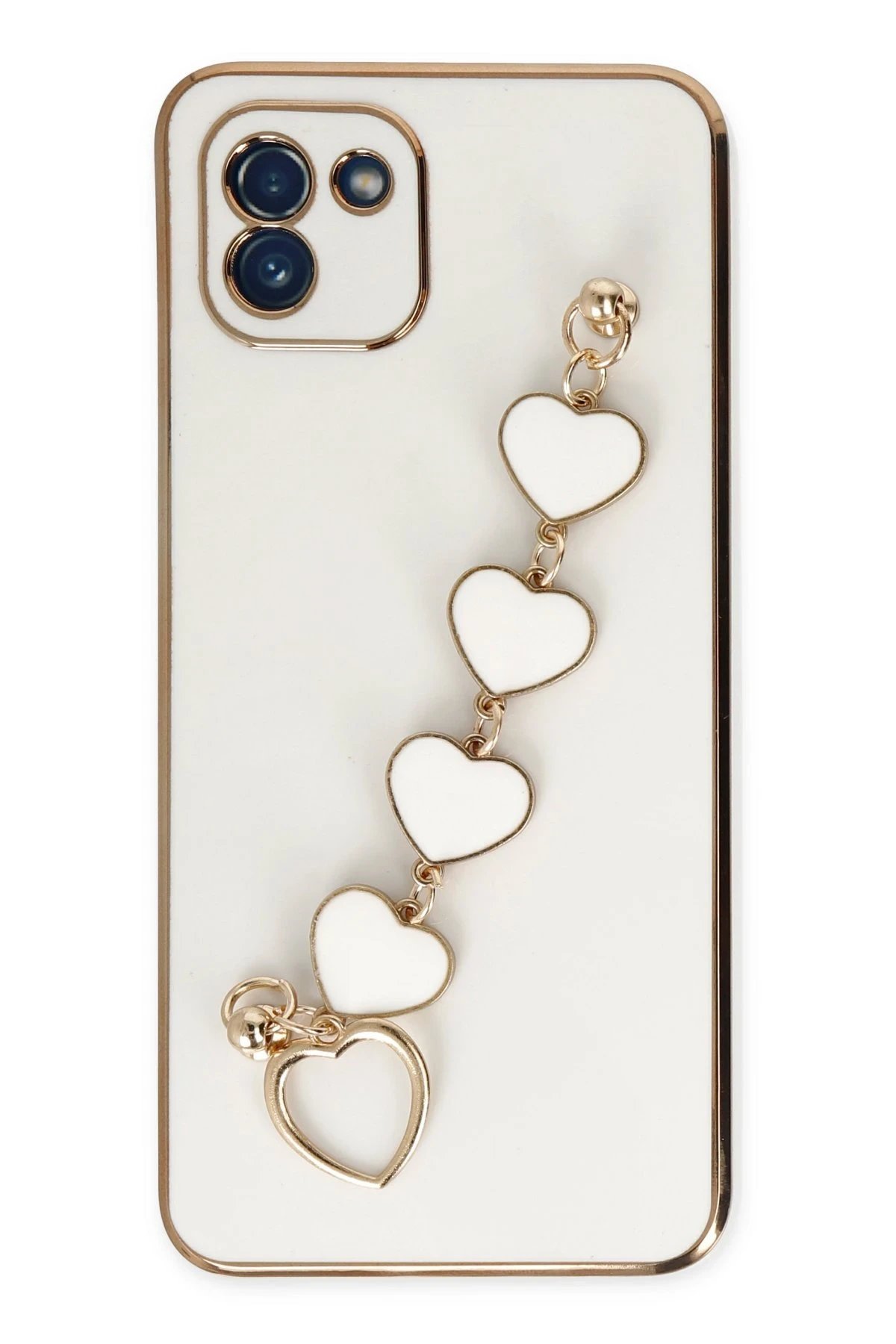 Samsung Galaxy A03 Kılıf Esila Silikon - Beyaz-(5796) - Görsel 2