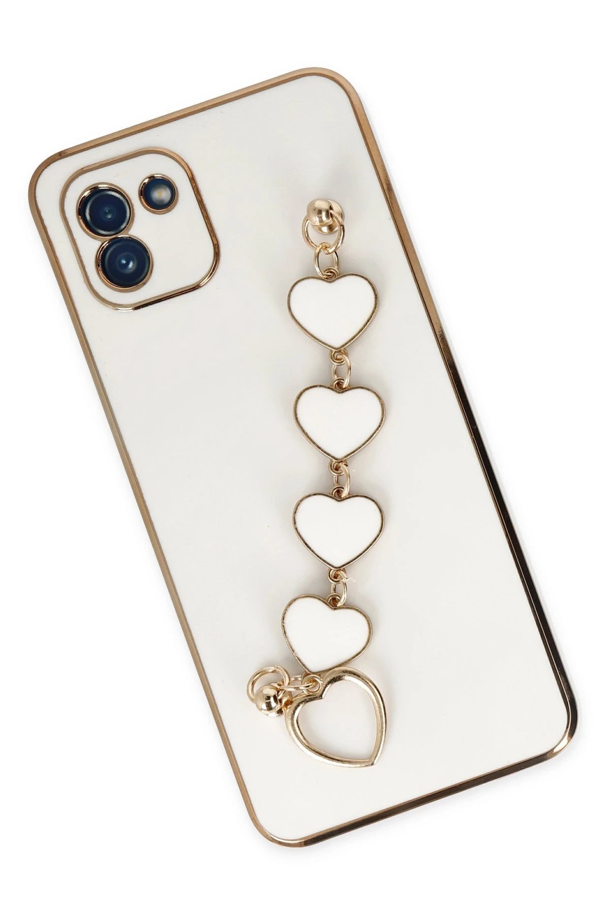 Samsung Galaxy A03 Kılıf Esila Silikon - Beyaz-(5796) - Görsel 3