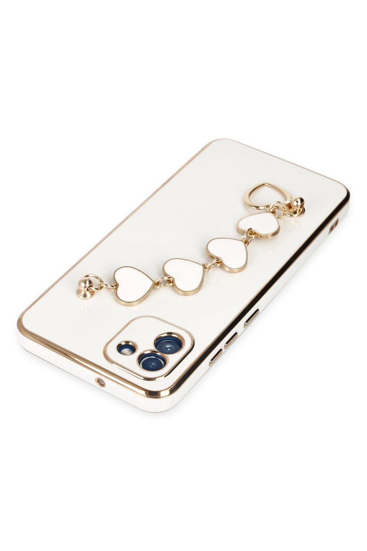 Samsung Galaxy A03 Kılıf Esila Silikon - Beyaz-(5796) - Görsel 5