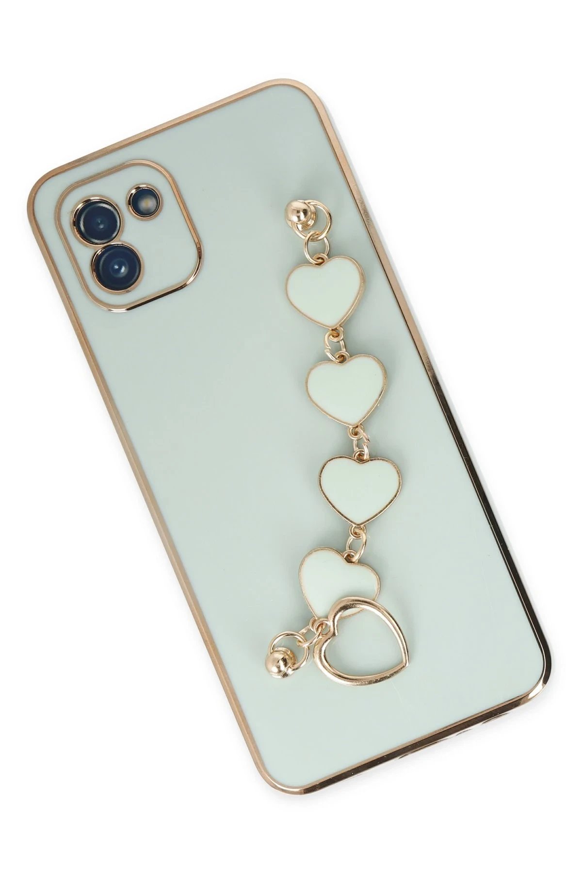 Samsung Galaxy A03 Kılıf Esila Silikon - Su Yeşili-(5796) - Görsel 3