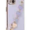 iPhone 14 Kılıf Esila Silikon - Lila-(5796)