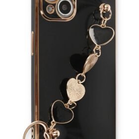 iPhone 14 Plus Kılıf Esila Silikon - Siyah-(5796)