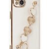 iPhone 14 Plus Kılıf Esila Silikon - Beyaz-(5796)