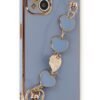 iPhone 14 Plus Kılıf Esila Silikon - Gri-(5796)