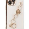 iPhone 14 Pro Kılıf Esila Silikon - Beyaz-(5796)