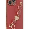 iPhone 14 Pro Max Kılıf Esila Silikon - Kırmızı-(5796)