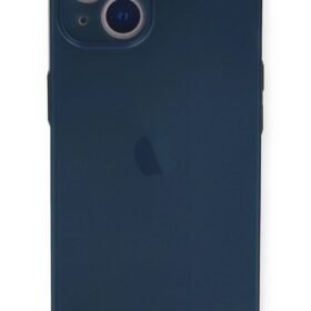 iPhone 14 Plus Kılıf PP Ultra İnce Kapak - Mavi-(5796)