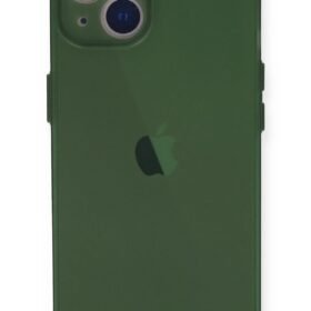 iPhone 14 Plus Kılıf PP Ultra İnce Kapak - Yeşil-(5796)
