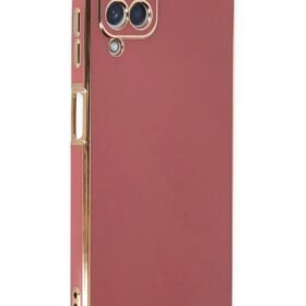 Samsung Galaxy A22 Kılıf Volet Silikon - Kırmızı-(5796)