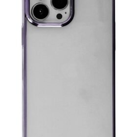 iPhone 14 Pro Kılıf Element Silikon - Mor-(5796)