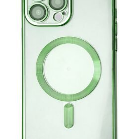 iPhone 13 Pro Max Kılıf Kross Magneticsafe Kapak - Koyu Yeşil-(5796)