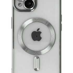 iPhone 14 Kılıf Kross Magneticsafe Kapak - Gümüş-(5796)