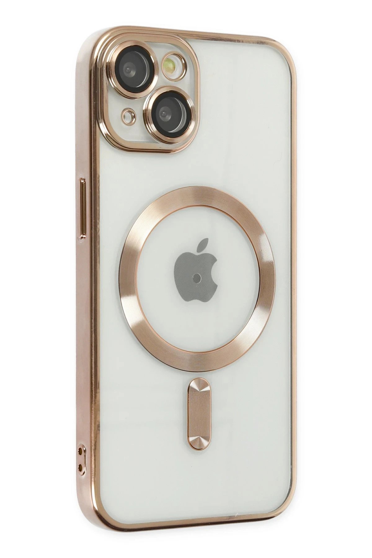 iPhone 14 Kılıf Kross Magneticsafe Kapak - Gold-(5796) - Görsel 2