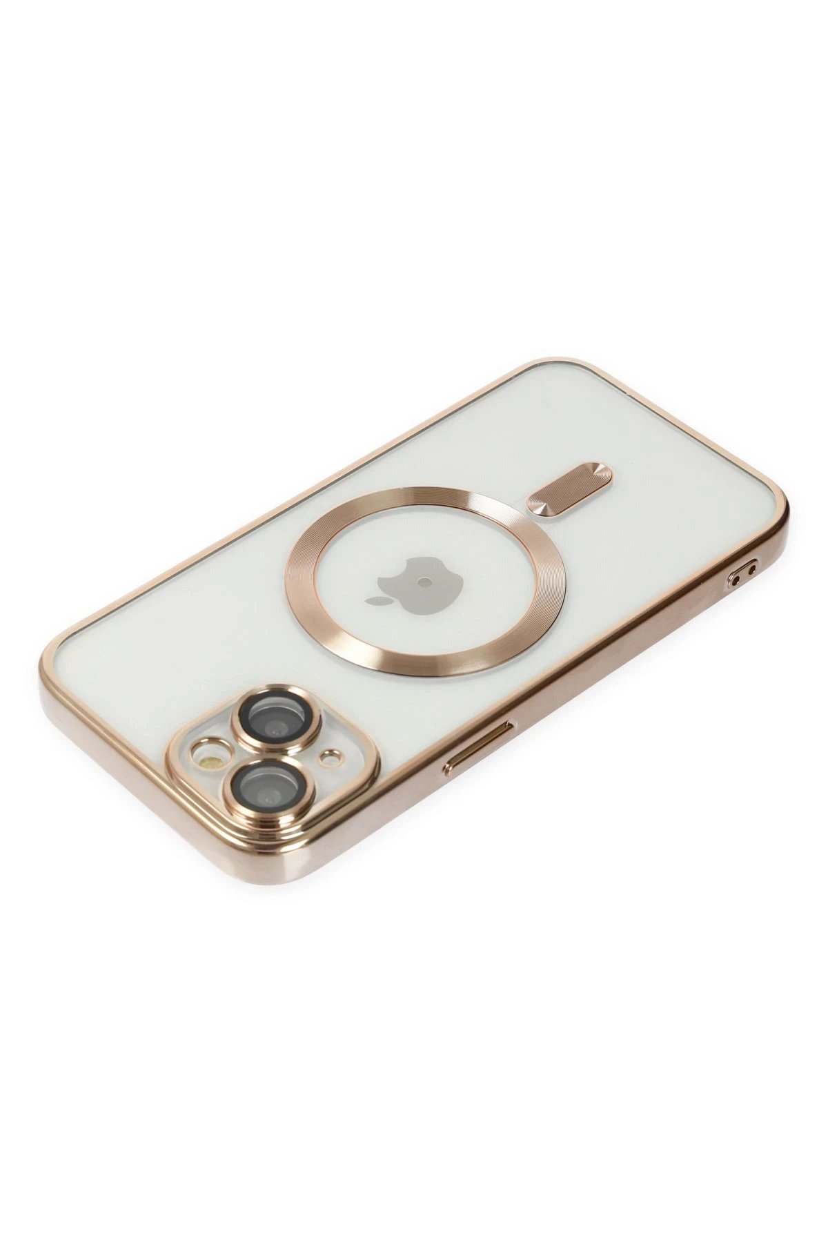 iPhone 14 Kılıf Kross Magneticsafe Kapak - Gold-(5796) - Görsel 4