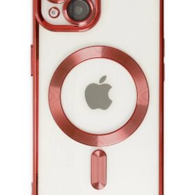 iPhone 14 Plus Kılıf Kross Magneticsafe Kapak - Kırmızı-(5796)