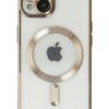 iPhone 14 Plus Kılıf Kross Magneticsafe Kapak - Gold-(5796)