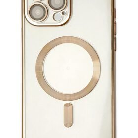 iPhone 14 Pro Kılıf Kross Magneticsafe Kapak - Gold-(5796)