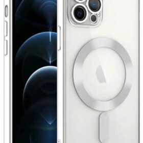 iPhone 14 Pro Max Kılıf Kross Magneticsafe Kapak - Gümüş-(5796)