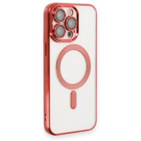 iPhone 14 Pro Max Kılıf Kross Magneticsafe Kapak - Kırmızı-(5796)