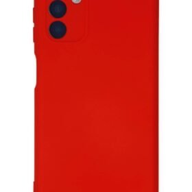 Samsung Galaxy A04S Kılıf Nano içi Kadife Silikon - Kırmızı-(5796)
