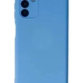 Samsung Galaxy A04S Kılıf Nano içi Kadife Silikon - Mavi-(5796)