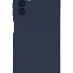 Samsung Galaxy A04S Kılıf Nano içi Kadife Silikon - Lacivert-(5796)