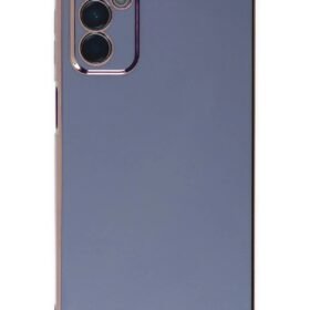 Samsung Galaxy A04S Kılıf Volet Silikon - Mavi-(5796)