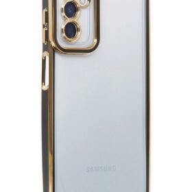 Samsung Galaxy A04S Kılıf Liva Lens Silikon - Siyah-(5796)