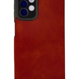 Samsung Galaxy A04S Kılıf Loop Deri Silikon - Kırmızı-(5796)