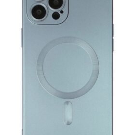 iPhone 12 Pro Max Kılıf Moshi Lens Magneticsafe Silikon - Sierra Blue-(5796)