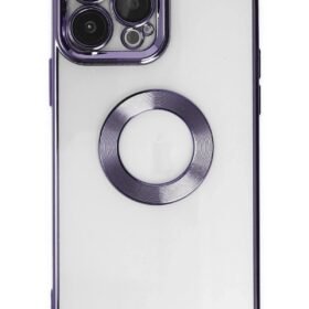 iPhone 14 Pro Kılıf Slot Silikon - Mor-(5796)