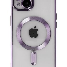 iPhone 14 Kılıf Kross Magneticsafe Kapak - Mor-(5796)