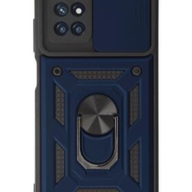 Xiaomi Redmi 10 2022 Kılıf Pars Lens Yüzüklü Silikon - Lacivert-(5796)