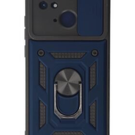 Xiaomi Redmi 10C Kılıf Pars Lens Yüzüklü Silikon - Lacivert-(5796)