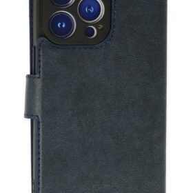 iPhone 14 Pro Max Kılıf Trend S Plus Kapaklı Kılıf - Lacivert-(5796)