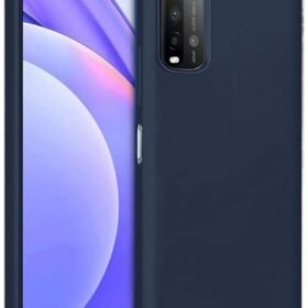 Xiaomi Redmi 9T Kılıf Nano içi Kadife Silikon - Lacivert-(5796)