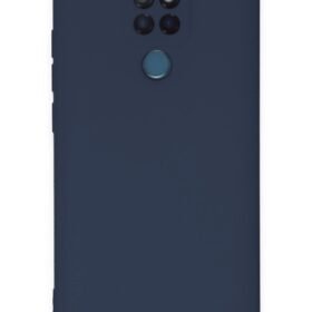 General Mobile GM 20 Kılıf Nano içi Kadife Silikon - Lacivert-(5796)
