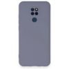 General Mobile GM 20 Kılıf Nano içi Kadife Silikon - Gri-(5796)