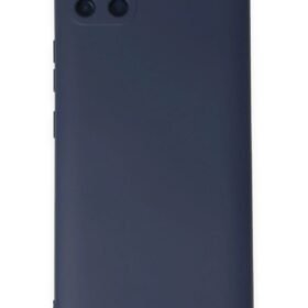 Realme C11 Kılıf Nano içi Kadife Silikon - Lacivert-(5796)