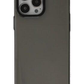 iPhone 14 Pro Kılıf Anka PC Sert Metal Kapak - Siyah-(5796)