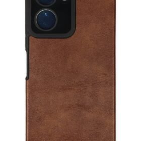 Vivo Y16 Kılıf Loop Deri Silikon - Kahverengi-(5796)