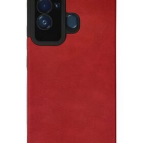 Tecno Pova Neo Kılıf Loop Deri Silikon - Kırmızı-(5796)