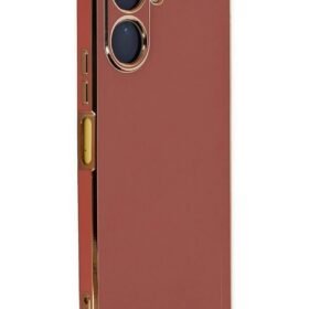 Vivo Y16 Kılıf Volet Silikon - Kırmızı-(5796)