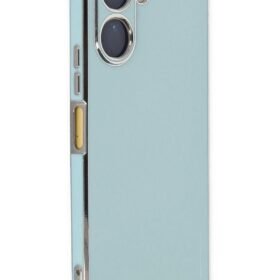 Vivo Y16 Kılıf Volet Silikon - Açık Yeşil-(5796)