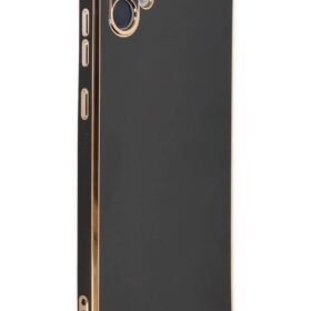 Samsung Galaxy A04 Kılıf Volet Silikon - Siyah-(5796)